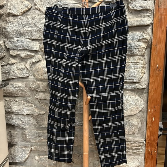 Plaid ankle comfort pants - Picture 2 of 9